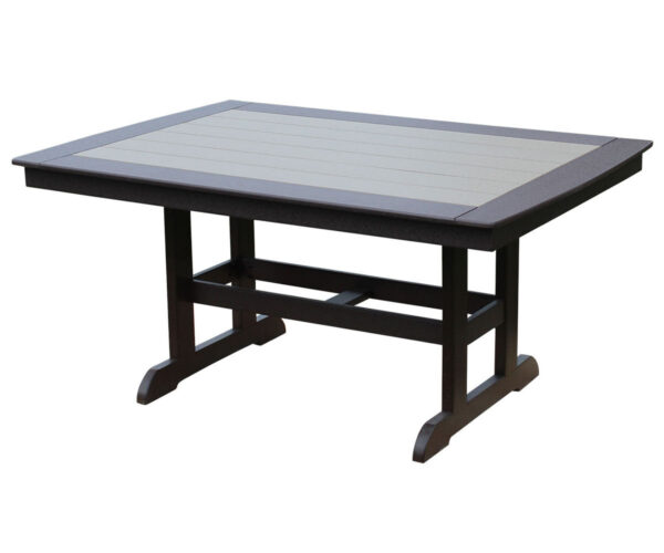 44" x 72" Rectangle Table With Trestle Legs