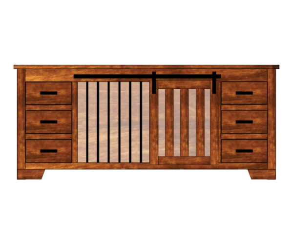 Legacy Medium Single Barn Door Crate