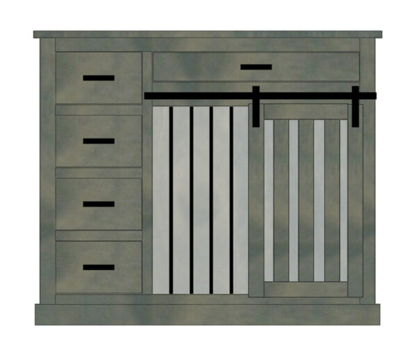 Legacy Large Single Barn Door Crate